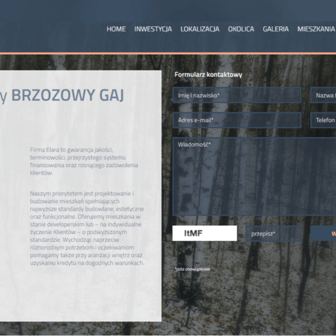 Brzozowy Gaj 3 - copywriting by MAYAKI