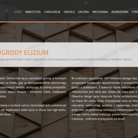 Ogrody Elizjum 1 - naming i copywriting by MAYAKI