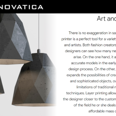 MAYAKI copywriting na stronę www dla INNOVATICA 3D /1