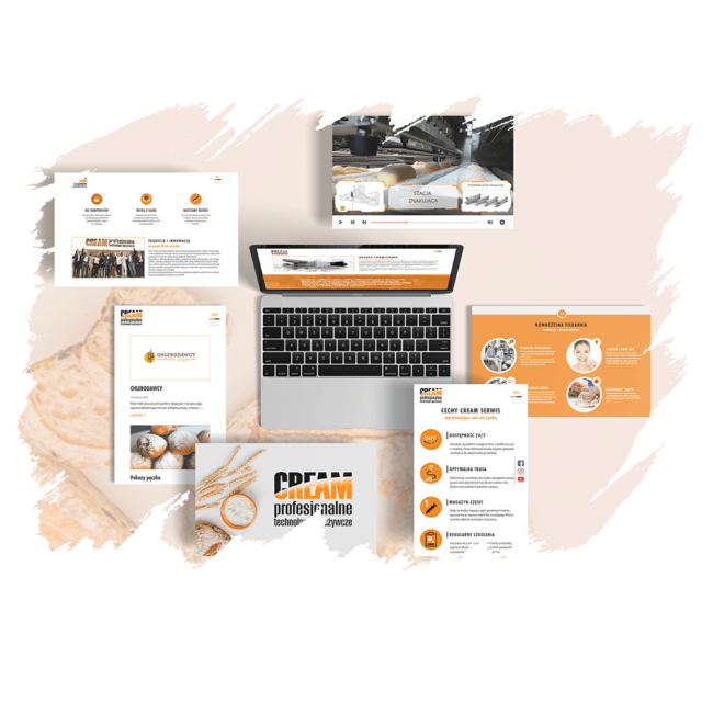 MAYAKI - ux design, copywriting i videomarketing dla CREAM